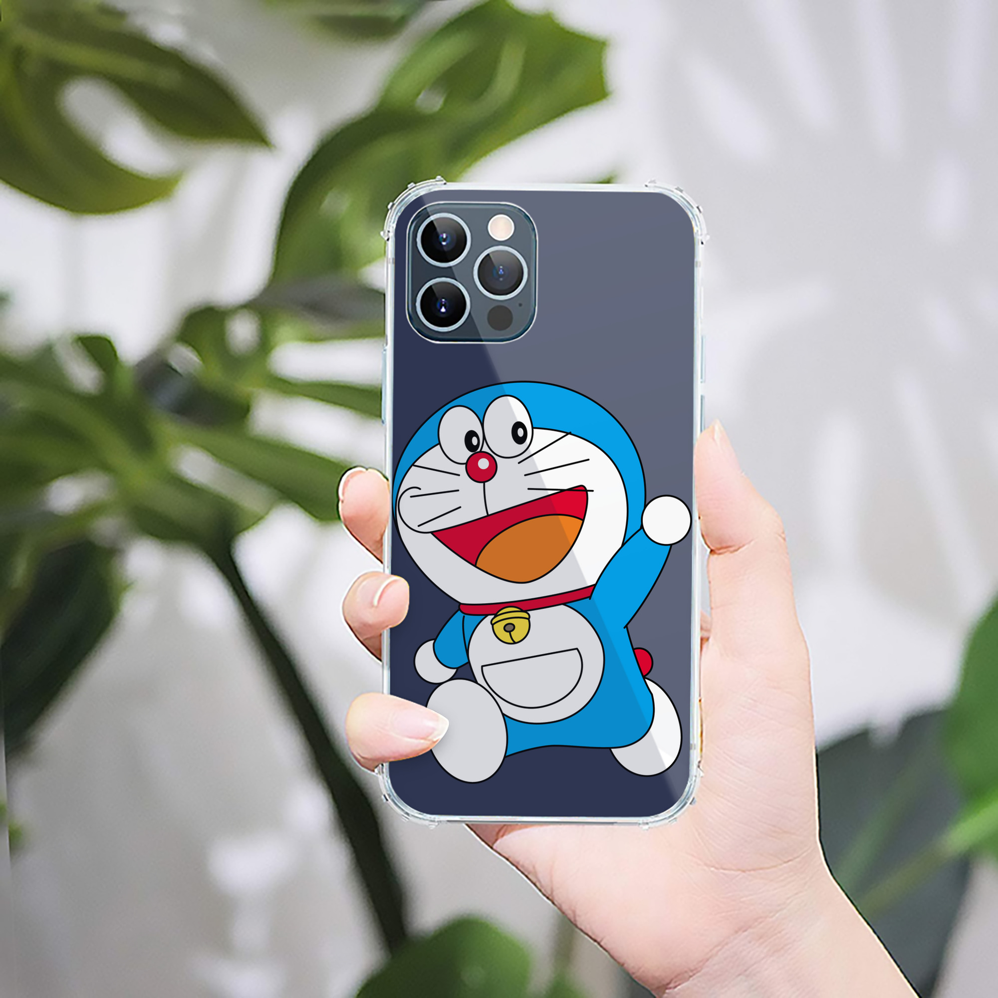（画像用） ドラえもん Doraemon 【iPhone 12シリーズ対応】透明スマホケース（クリアソフトケース）